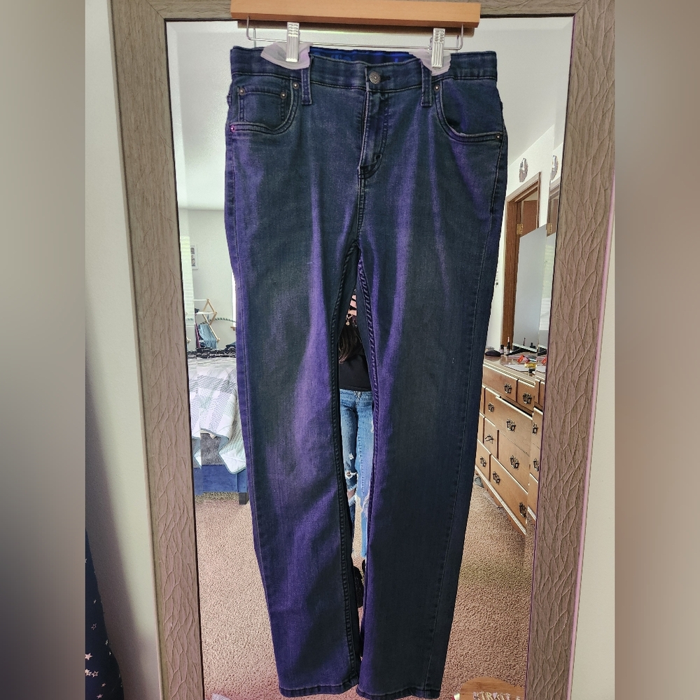 514 Levi Jeans, Teen Boys, Size 20R, Dark Blue.